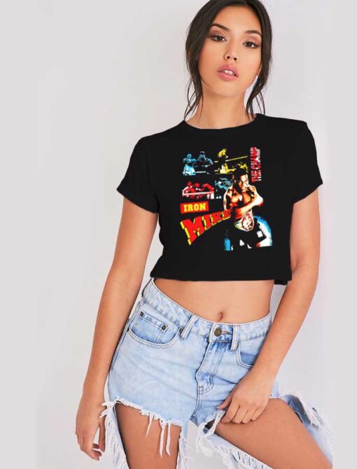 Iron Mike Tyson Boxing Unbeaten Champion Crop Top Shirt