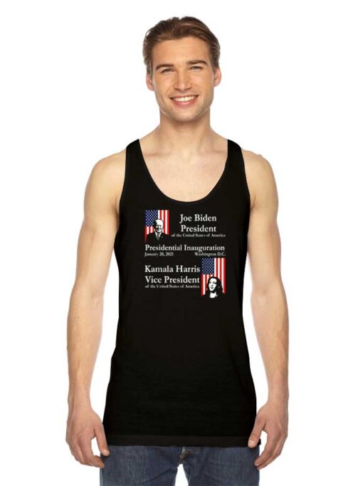 Joe Biden Kamala Harris 2021 For America Tank Top