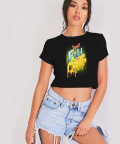Just Fold In The Cheese Burger Crop Top Shirt