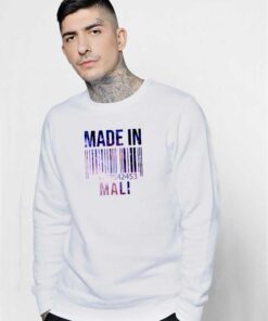 Made In Mali Barcode Sweatshirt