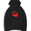 Magnetismo Animale Red Shark Hoodie