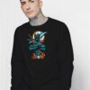 Miami Dolphins Sun Deadpool Sweatshirt