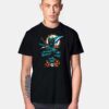 Miami Dolphins Sun Deadpool T Shirt