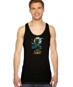 Miami Dolphins Sun Deadpool Tank Top