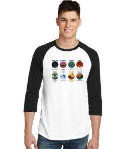 Minimalist Planets Picture Star Wars Raglan Tee