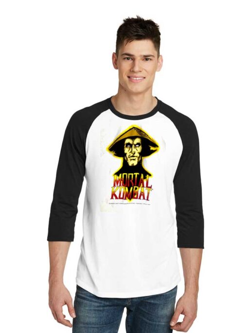 Mortal Kombat Vintage Raiden Guy Raglan Tee