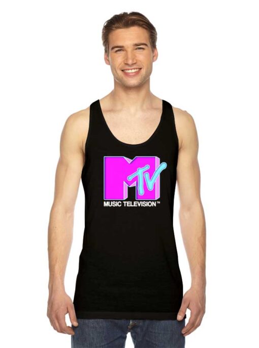 Mtv Pop Logo Music Television Tank Top
