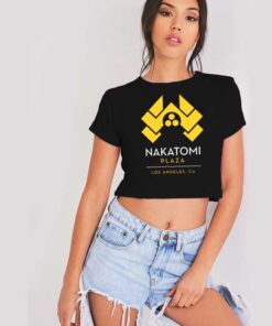 Nakatomi Corporation Plaza Los Angeles Crop Top Shirt