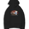 Peanuts Snoopy Joe Cool Harley Flames Motorcycle Hoodie