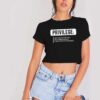 Privilege Civil Rights Equality Crop Top Shirt