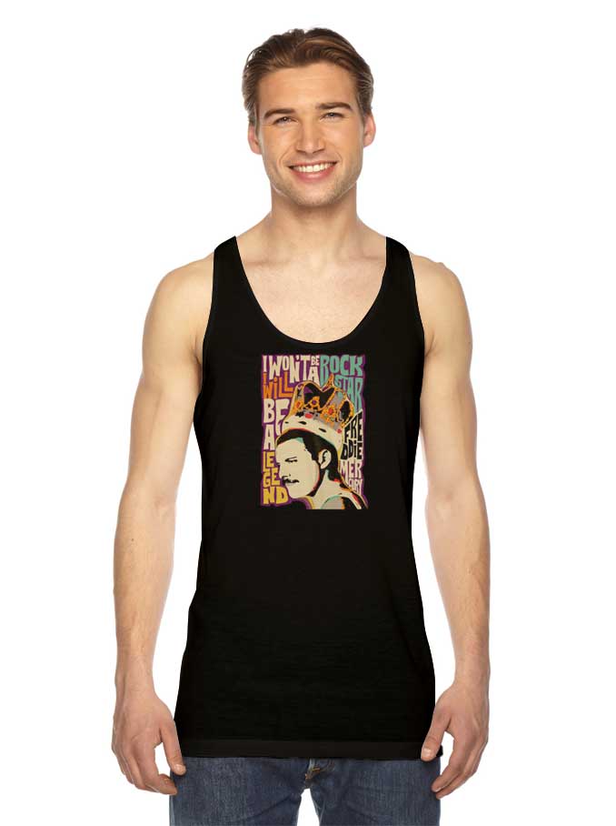Queen Poster Vintage Freddie Mercury Tank Top