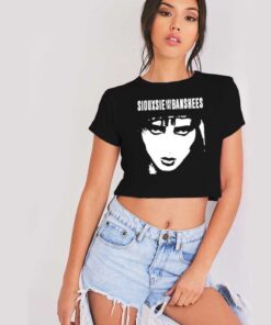 Siouxsie And The Banshees Rocker Crop Top Shirt