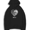 Sorry Skeleton Love Kills Knife Hoodie