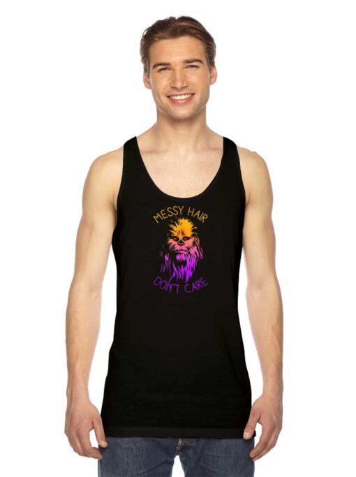 Star Wars Chewbacca Messy Hair Colorful Tank Top