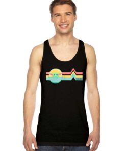 Star Wars The Mandalorian Child Rainbow Tank Top