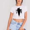 Star Wars The Mandalorian Dark Helmet Crop Top Shirt