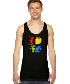 The Beatles Pop Art Collage Tank Top