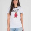 The Future Is Female Ninja Rat Ringer Tee