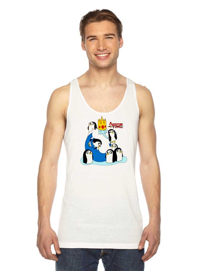 The Ice King and Penguins Adventure Time Tank Top