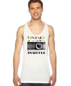 Vintage Analogue Photo Camera Tank Top