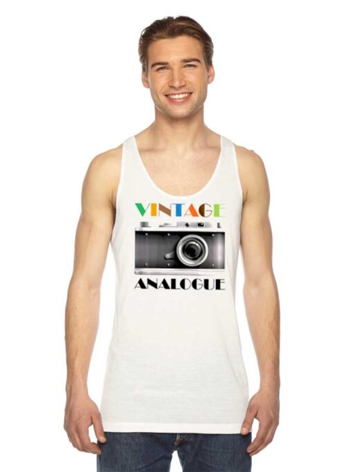 Vintage Analogue Photo Camera Tank Top