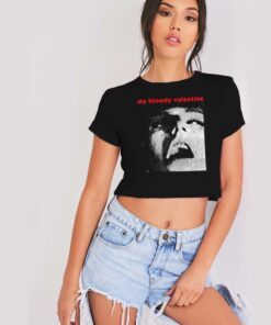 Vintage My Bloody Valentine Crop Top Shirt