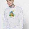 When I Die I May Garfield Cowboy Sweatshirt