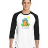 When I Die I May Garfield Cowboy Raglan Tee