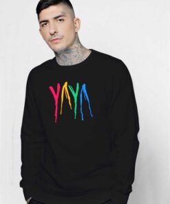 6IX9INE Yaya Colorful Logo Sweatshirt