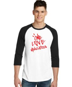 Ariana Grande One Love Manchester Raglan Tee