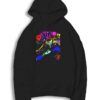 Astronomical Colorful Space Vinyl Record Hoodie