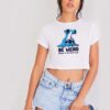Be Weird Normal Is Too Mainstream Stitch Crop Top Shirt