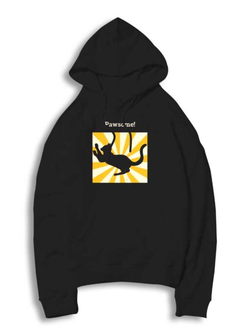 Black Cat Pawsome Sunshine Hoodie