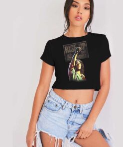 Bob Marley Arm Rise Up Crop Top Shirt