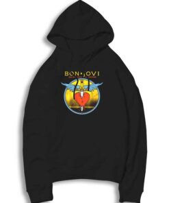 Bon Jovi You Give Love Bad Name Logo Hoodie