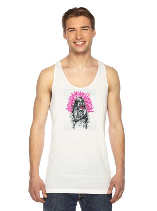 Bring Me The Horizon Zombie Pink Blood Tank Top