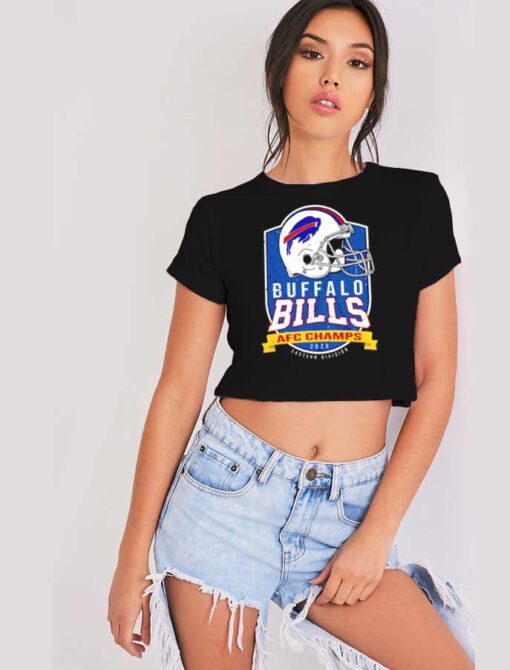 Buffalo Bills AFC East Champions Crop Top Shirt