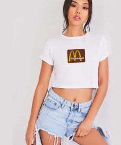 Cactus Jack McDonald Logo Crop Top Shirt