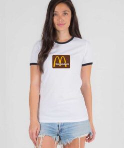 Cactus Jack McDonald Logo Ringer Tee