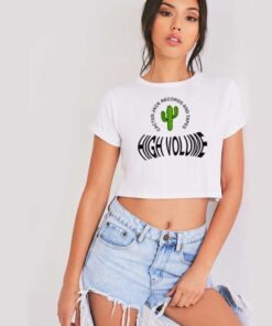 Cactus Jack Records And Tapes High Volume Crop Top Shirt