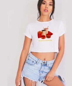 Cactus Jack You Deserve A Break Today Crop Top Shirt