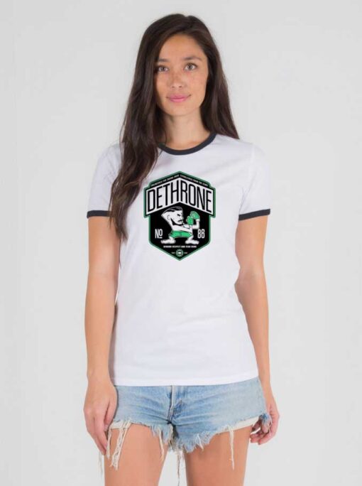 Conor McGregor Dethrone Logo Ringer Tee