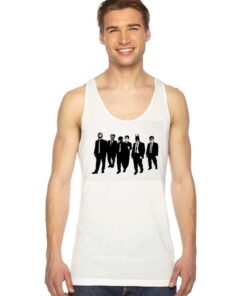 DC Characters At Justice League Tank Top