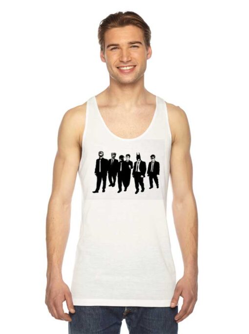 DC Characters At Justice League Tank Top