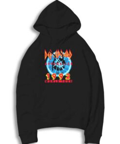 Def Leppard Adrenalize 1992 World Tour Hoodie