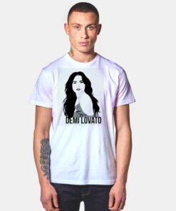 Demi Lovato Black Hair Painting T Shirt