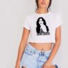 Demi Lovato Black Hair Painting Crop Top Shirt