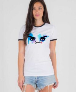 Demi Lovato Lovatic Eyes Ringer Tee