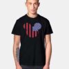 Disney Mickey Mouse Americana Flag T Shirt