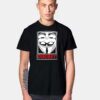 Disobey Anonymous Mask T Shirt